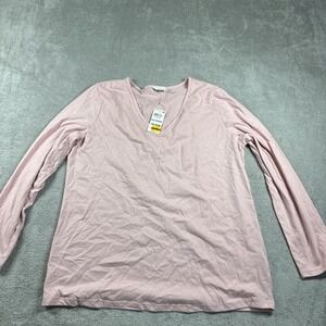 NWT Charter Club Intimates Plus Size Mix-it Pajamas Top Pink Size XXL